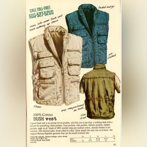 Vintage Banana Republic Bush Vest (Mill Valley California)